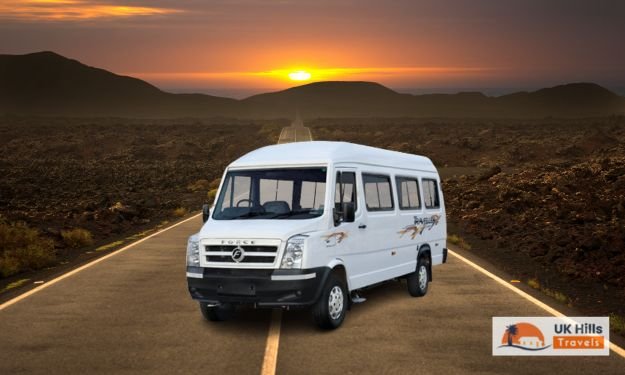 Tempo Traveller on rent in Dehradun - Uk Hills Travels - Taxi Services in Dehradun